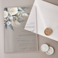 Boho White Rose Blumengarten Hochzeit