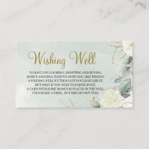 Boho White Roses Grüne Folaige wünschenswert