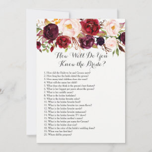 Boho Wie gut kennst du die Braut?