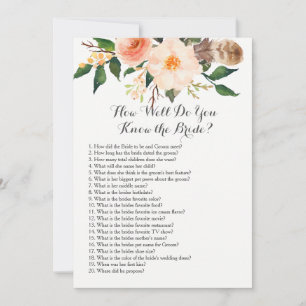 Boho Wie gut kennst du die Braut?