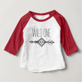 Boho Wild One | Stammesoberseite Baby T-shirt