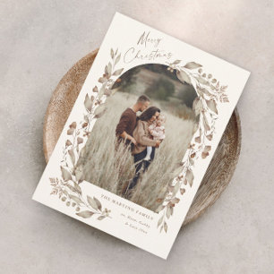 Boho Wildblume Arch Foto Weihnachten