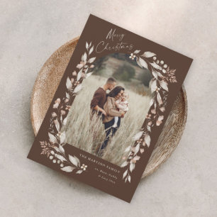 Boho Wildblume Arch Foto Weihnachten