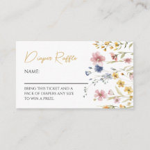 Boho Wildblume Baby Duschdusche Windelwanne