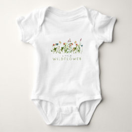 Boho Wildblume Baby Strampler