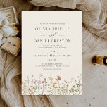 Boho Wildblume Beige Garden Wedding Einladung<br><div class="desc">Tauchen Sie ein in die Romantik der Natur mit unserem Boho Wildblume Garden Wedding Invitation. Inspiriert von der Schönheit der ungezähmten Blüten, erfasst diese Einladung das Wesen einer freimütigen Feier. Das bezaubernde Design besticht durch delikate Wildblumen, die inmitten üppiger Vegetation tanzen und den perfekten Ton für Ihre Gartenhochzeit bilden. Die...</div>