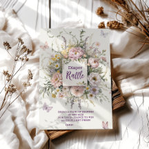 Boho Wildblume Butterflies Diapper Raffle