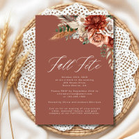 Boho Wildblume Fall Fete Celebration