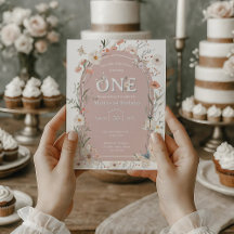 Boho Wildblume Floral Baby Birthday