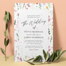 Boho Wildblume Floral Wedding