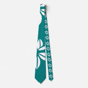 Boho Wildblume Garden Nahtloses Muster Krawatte