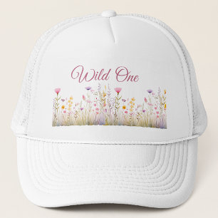 Boho Wildblume Garden Wild One Truckerkappe