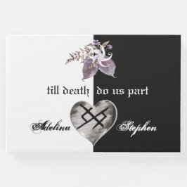 Boho Wildblume Gothic Viking Ewige Liebe Hochzeit Gästebuch