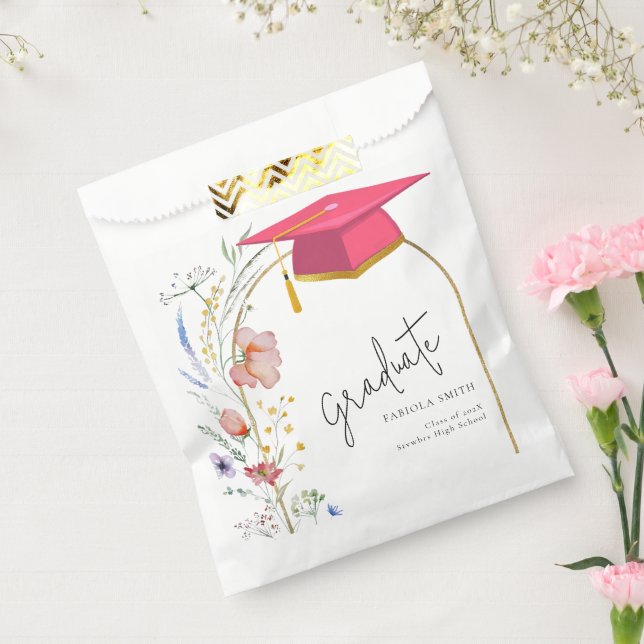 Boho Wildblume Graduation Party Geschenktütchen (Versiegelt)