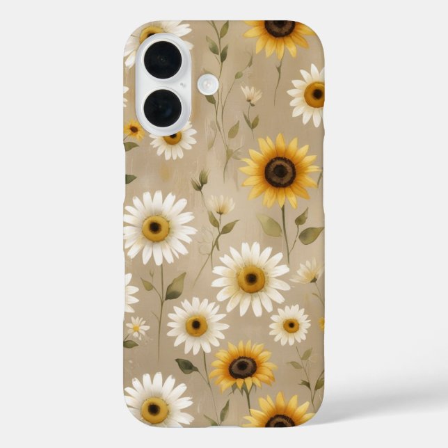 "Boho Wildblume Muster für Telefongehäuse Case-Mate iPhone Hülle (Rückseite)