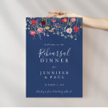 Boho Wildblume Probe Dinner Willkommen Poster<br><div class="desc">Dieses Begrüßungsschild für die Wildblume Probe ist perfekt für eine moderne Hochzeitsfeier Probe. Die bunte Auswahl an rosa,  rot,  lila,  gelb,  weiß,  violett,  rot,  bordeauxrot,  wilde Blume.</div>