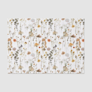 Boho Wildblume Seidenpapier