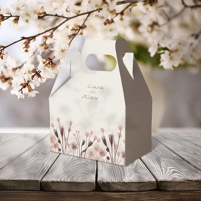 Boho Wildblume Wedding Geschenkschachtel (Von Creator hochgeladen)