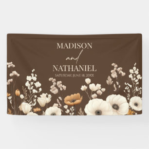 Boho Wildblume Wild Blume Blumengarten Hochzeit Banner