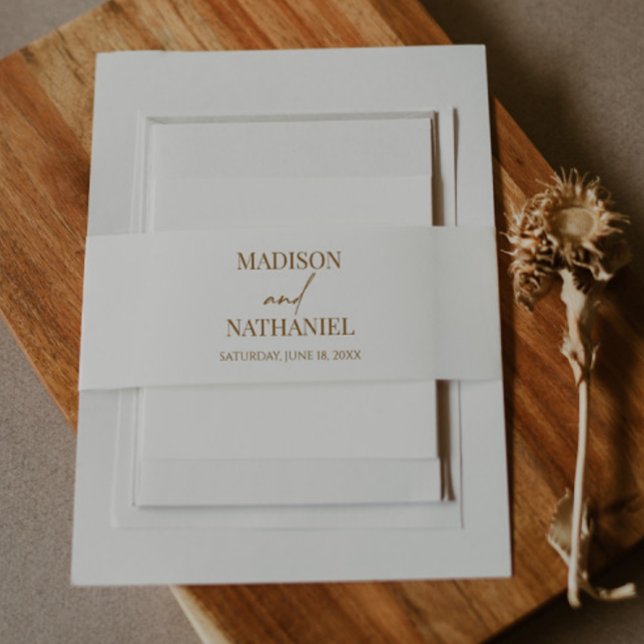 Boho Wildblume Wild Blume Blumengarten Hochzeit Einladungsbanderole (Von Creator hochgeladen)