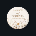 Boho Wildblume Wild Blume Blumengarten Hochzeit Magnet<br><div class="desc">Das sind Boho Wildblume Wild Blume Blumengarten Hochzeitsmagnete!</div>