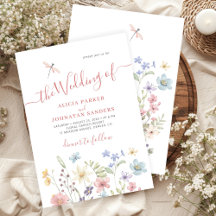 Boho-Wildblumen-Aquarell-Blumengarten-Hochzeit