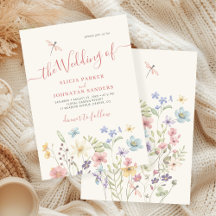 Boho-Wildblumen-Aquarell-Blumengarten-Hochzeit