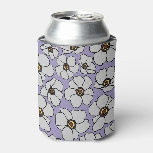 Boho-Wildblumen auf Lavendel  Dosenkühler (Kanne Vorderseite)