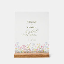 Boho-Wildblumen Elegante Brautparty 