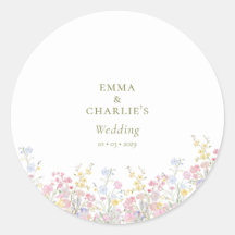 Boho-Wildblumen-Elegante Hochzeit