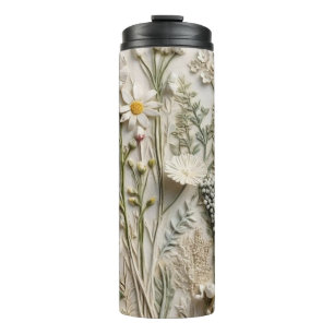 Boho Wildblumen Thermosbecher