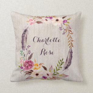 Boho wilder Baby-Mädchen-Kinderzimmer-mit Kissen