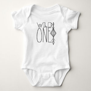 Boho wildes   Stammes- Baby Strampler