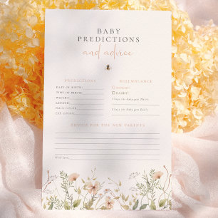 Boho-Wildflower-Baby-Shower-Vorhersagen & Rat