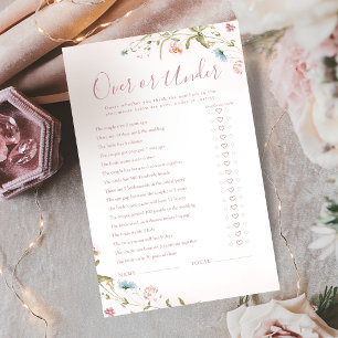 Boho Wildflower Über- oder Unter-Spiel für den Bra