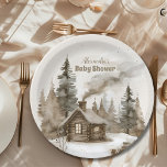 Boho Winter Christmas Baby Shower Pappteller<br><div class="desc">Erleben Sie die Ankunft Ihres Kleinen mit unseren "Boho Winter Christmas" Baby Shower Paper Tellern. Diese wunderschön gestalteten Teller verbinden böhmische Eleganz mit festlichem Urlaubscharakter und machen sie zur perfekten Wahl für eine gemütliche und stilvolle Babydusche. Merkmale: Elegantes Design: Diese Teller zeichnen sich durch ein reizvolles, boho-inspiriert Design aus und...</div>