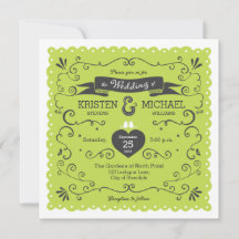 Boho Wirbel, Curls, Banner & Lovebirds Hochzeit