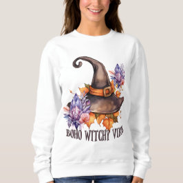 Boho Witchy Vibes Halloween  Sweatshirt