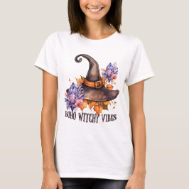 Boho Witchy Vibes Halloween  T-Shirt
