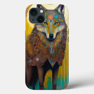 Boho Wolf Surreal Wildlife Art Case-Mate iPhone Hülle