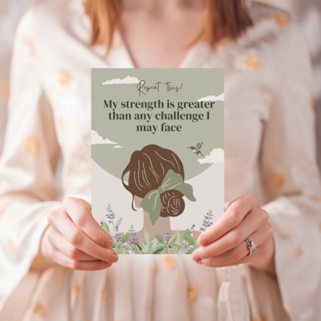 Boho Women Empowerment Positive Affirmative Cards (Girl power affirmation cards)