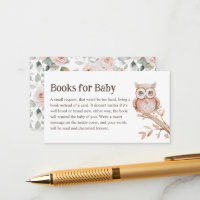 Boho Woodland Animals Baby Shower Books for Baby
