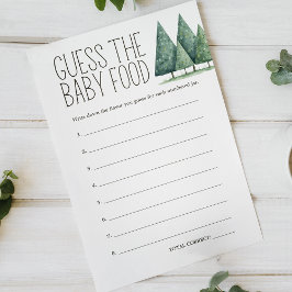 Boho Woodland Animals Baby Showroom Ratet Food Gam Flyer