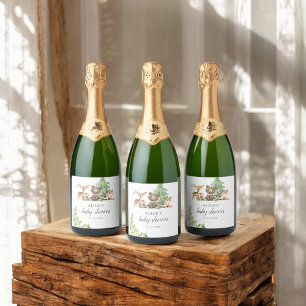 Boho Woodland Animals Rustic Baby Shower