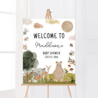 Boho Woodland Babydusche Boho Woodland Willkommen