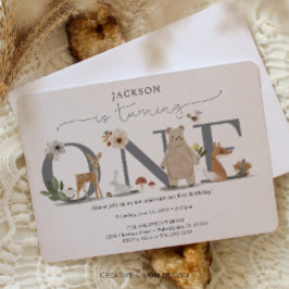 Boho Woodland Einladung