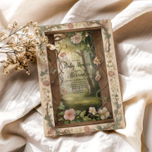 Boho Woodland Forest Baby Dusche