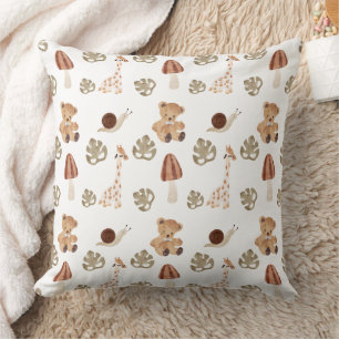 Boho Woodland Jungle Animal Pattern Kissen