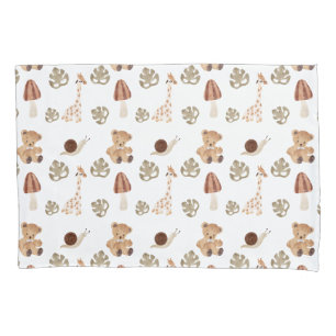 Boho Woodland Jungle Animal Pattern Kissenbezug