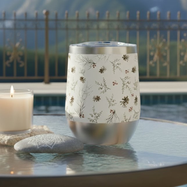 Boho Woodland Winterberry Pattern (Von Creator hochgeladen)